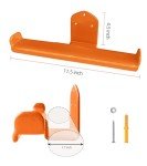 OSROENE Backpack Leaf Blower Hanger, 1 Pack Backpack Sprayer Wall Mount, Heary Duty Chainsaw Wall Mount Stand Accessories Garage Organization Storage