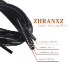 ZHRANXZ Petrol Fuel Line Hose with black 4 Sizes Common 2 Cycle Small Engine Weedeater Chainsaw Fuel Line(4 feet each) Fuel FilterTube Primer bulb Replacement kit