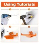 OSROENE Backpack Leaf Blower Hanger, 1 Pack Backpack Sprayer Wall Mount, Heary Duty Chainsaw Wall Mount Stand Accessories Garage Organization Storage