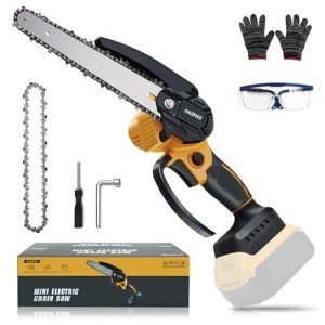 8 Inch Cordless Mini Chainsaw for dew01t 20V Max Battery(Battery NOT Included), Portable Electric Chainsaw (Battery NOT Included)