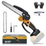 8 Inch Cordless Mini Chainsaw for dew01t 20V Max Battery(Battery NOT Included), Portable Electric Chainsaw (Battery NOT Included)