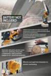 8 Inch Cordless Mini Chainsaw for dew01t 20V Max Battery(Battery NOT Included), Portable Electric Chainsaw (Battery NOT Included)