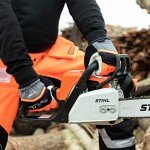 YARDMARIS Chainsaw Gloves, Classic ANTI-CUT Chainsaw Gloves, Leather Gloves, 12-Layers of Protection on Left Hand Back Only