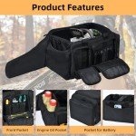 YXIRENE Chainsaw Carrying Case,Waterproof Chainsaw Storage Bag Compatible with DEWALT & Greenworks& Ego&SunJoe. 10Inch & 12Inch Cordless Power Chainsaw & Accessories,Chainsaw Case,Bag Only