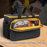 Chainsaw Storage Bag, Portable Chainsaw Carrying Case Compatible with Dewalt 7-1/4 inch, 6-1/2-Inch Power Chainsaw & Accessories,Waterproof Chainsaw Bag(Bag Only)