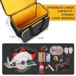 Chainsaw Storage Bag, Portable Chainsaw Carrying Case Compatible with Dewalt 7-1/4 inch, 6-1/2-Inch Power Chainsaw & Accessories,Waterproof Chainsaw Bag(Bag Only)