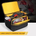 Chainsaw Storage Bag, Portable Chainsaw Carrying Case Compatible with Dewalt 7-1/4 inch, 6-1/2-Inch Power Chainsaw & Accessories,Waterproof Chainsaw Bag(Bag Only)