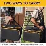 Chainsaw Storage Bag, Portable Chainsaw Carrying Case Compatible with Dewalt 7-1/4 inch, 6-1/2-Inch Power Chainsaw & Accessories,Waterproof Chainsaw Bag(Bag Only)