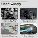 Weewooday 50 Pcs Chainsaw Sharpener Bits with Box Chainsaw Sharpening Stones Chainsaw Sharpening Bits Burr Grinding Stone File Polishing Grinding Tool for Chainsaw Sharpener, 3/16 Inch/ 4.8 mm