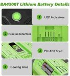 Moticett Upgraded 7500mAh Replacement for EGO 56V Battery BA1400T BA2800T BA4200T BA5600T BA3360T BA2242T Compatible with EGO Power+ 56 Volt Battery Lawn Mower, Blower, String Trimmer, Chainsaw
