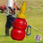 Bigtoolrack | 18oz Portable Fuel Bottle | Perfect for Chainsaws, Trimmers, Edgers, Lawnmowers and 2-Cycle Engines | Pack of 2 | QuickFILL®