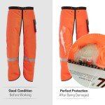 YARDMARIS Chainsaw Chaps Technical 8 Layers Chainsaw Pants Class B for Chainsaw Users