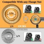 11Pcs Wood Carving Disc for 4" or 4 1/2" Angle Grinder, Angle Grinder Wood Carving Disc,Wood Shaping Grinding Disc for Angle Grinder Attachments, Stump Grinder Teeth, Wood Shaping Tools