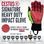 Cestus Deep III Pro, Heavy Duty Extrication Gloves, Level A7 Cut Resistant Impact Gloves (X-Large)