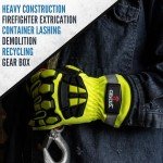 Cestus Deep III Pro, Heavy Duty Extrication Gloves, Level A7 Cut Resistant Impact Gloves (X-Large)