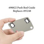 ZNTVW 690822 Push Rod Guide Metal Replaces 495248, 690822 Compatible with Lawn Mower Small Engine Snowblower Wood Chipper