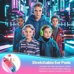 homicozy Kids Ear Protection,Noise Canceling Sound Proof Headphones for Girls Teens Kids,Safety Noise Reduction Ear Muffs for Autism,Sound Blocking Kids Hearing Protection for Concert,Fireworks,Event