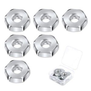 6pcs Saw Bar Nuts for STIHL MS170 MS170C MS171 MS180 MS181 MS192T MS200 MS200T MS210 MS211 MS230 MS231 Sprocket Cover Chainsaw Nut Saw Chain Nut