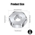 6pcs Saw Bar Nuts for STIHL MS170 MS170C MS171 MS180 MS181 MS192T MS200 MS200T MS210 MS211 MS230 MS231 Sprocket Cover Chainsaw Nut Saw Chain Nut