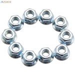 Secure Your Chainsaw with 10 Pcs Chainsaw Bar Nuts Replacement for Craftsman, HU Rancher Saw, Poulan, Echo Chainsaws, Compatible with HU 450 455 460 Rancher, ES300, CS490-503220001, 531300382