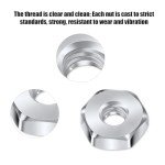 6pcs Saw Bar Nuts for STIHL MS170 MS170C MS171 MS180 MS181 MS192T MS200 MS200T MS210 MS211 MS230 MS231 Sprocket Cover Chainsaw Nut Saw Chain Nut