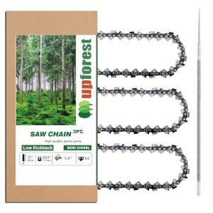 12 Inch Chainsaw Chain for 12 in BAR- 1/4"Pitch,043" Gauge,64 Drive Links-Replaces OEM Part Numbers: For Stihl 71PM3-64, 3670-005-0064.Fits .Stihl MSA 120 C/MSA 140 C/MSA 160 C and More (3 Chains)