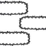 3Pack 12 Inch Saw Chain for Dewalt DCCS620B DCCS620P1 DCCS620BWPR320B 20V Compact Chainsaw, Oregon R45, 043" Gauge, 45 Drive Links, 3/8" LP Pitch, 12 Inch Replacement Saw Chains for 12“ Guide Bars