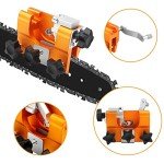 2024New Chainsaw Sharpening jig, Chainsaw Chain Sharpening jig, Suitable for 8-22 inch Chainsaw Portable Chainsaw Sharpening kit. Suitable for Lumberjack, Garden Workers Chainsaw Sharpener Tool.