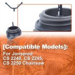 Mtanlo Fuel Gas Petrol Oil Tank Cap for Husqvarna 435 440 445 450 455 460 365 372XP 385 390 570 576 2100 2200 120 135 140 Chainsaw 544111203 544111201 Replacement Part