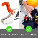 Landhoow 7 Pcs Chainsaw Sharpener Kit Include 2 in 1 Chainsaw Sharpener Easy File Chainsaw Chain Sharpener Chain Saw Sharpener Tool for Saw Chain and 6 Pcs Replacement File(for 5/32'' Saw Chain)