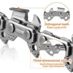 10 Inch Chainsaw Chains, Replacement for EGO PSA1000 / PSA1020 / MPS1000 / MPS1001 / PPSX2504 10-Inch 56V Pole saw 2 Pack
