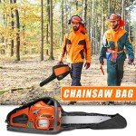 ZELARMAN Chainsaw Bag- Size Upgrade- Improved Portable Chainsaw Carrying Case, Full Protective Chainsaw Storage Bag Fit for Stihl/Husqvarna 16"/18"/20" Chainsaws