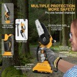 Realtopdo Mini Electric Chainsaw for Wood Cutting