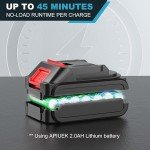 GUIFIN Mini Electric Chainsaw, 6 Inch Cordless