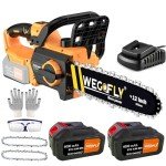 WeGofly 12-Inch Cordless Electric Chainsaw Kit