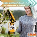 WSUANE Cordless Mini Chainsaw with Automatic Oiler
