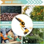 WSUANE Cordless Mini Chainsaw with Automatic Oiler