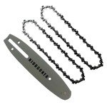 NIUBGONER 8-Inch Chainsaw Guide Bar and Chains