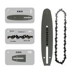 NIUBGONER 8-Inch Chainsaw Guide Bar and Chains