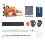 Powerful 24-Inch Gas Chainsaw for Pruning