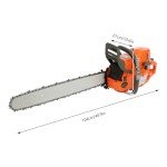 Powerful 24-Inch Gas Chainsaw for Pruning