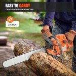 FIPINIXK 71.8CC Gas Chainsaw with Accessories