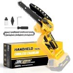 Cordless Mini Chainsaw for Wood Cutting & Trimming