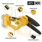 Cordless Mini Chainsaw for Wood Cutting & Trimming