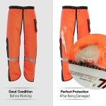 YARDMARIS Class B Chainsaw Chaps with 8 Layers
