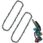 Mini Chainsaw Chain Replacement - 2 Durable Carbon Steel