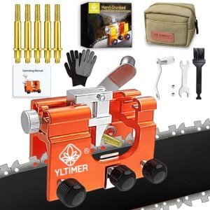 YLTIMER Portable Chainsaw Sharpener with Diamond Bits