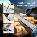 Jovant Chainsaw Sharpening Tool Kit Set