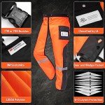 YARDMARIS 8-Layer Chainsaw Chaps for Safety