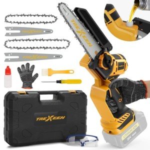 TREXEEN 20V MAX Cordless Mini Chainsaw - 2-in-1